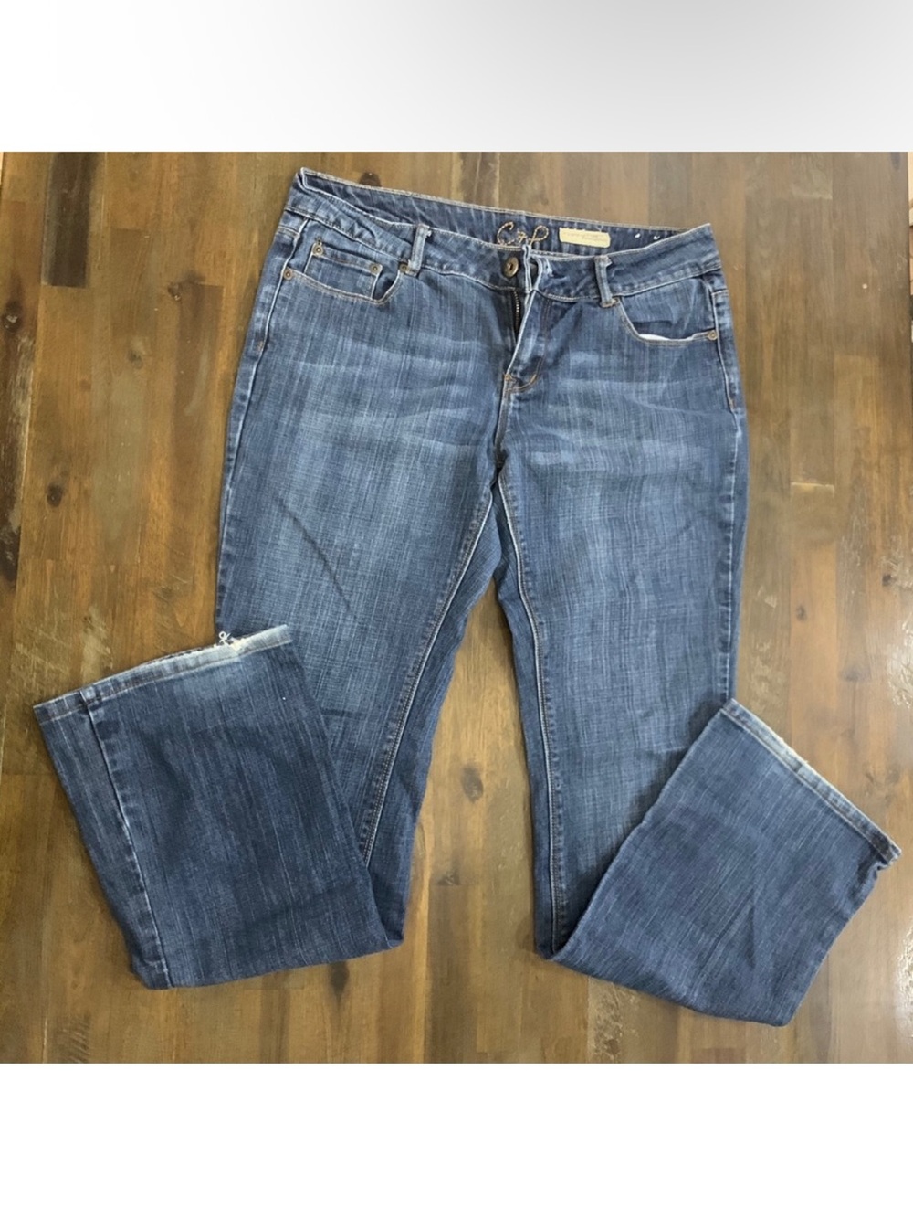 Chip & Pepper LA Denim desconstruction Laguna Beach bootcut flare jeans
